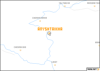 map of Anyshtaikha