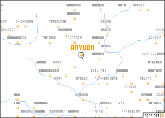 map of Anyuom