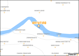 map of Anyutino
