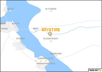 map of Anyutino