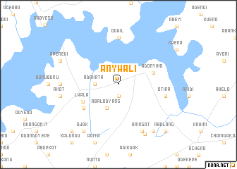 map of Anywali