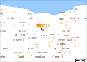 map of Anzagh