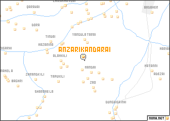 map of Anzari Kandarai