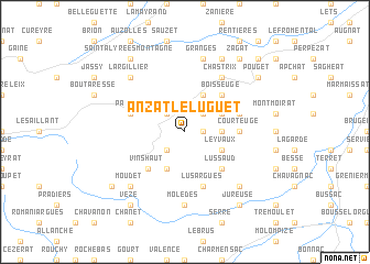 map of Anzat-le-Luguet