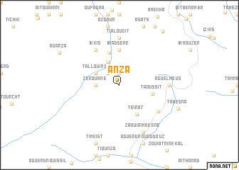 map of Anza