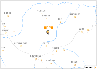 map of Ānza