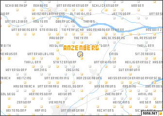 map of Anzenberg