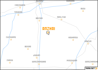 map of Anzhai