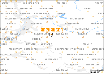 map of Anzhausen