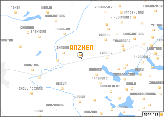 map of Anzhen
