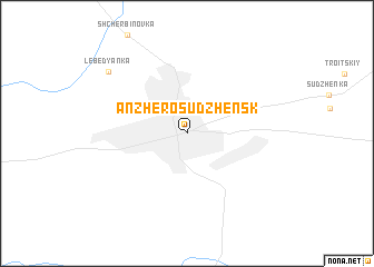 map of Anzhero-Sudzhensk