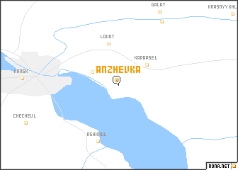 map of (( Anzhevka ))