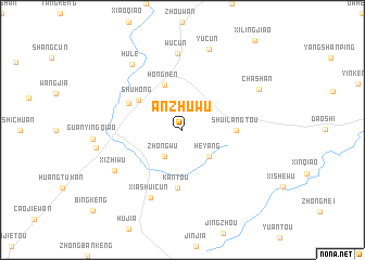 map of Anzhuwu