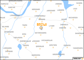 map of Anziji