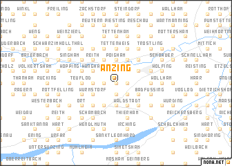 map of Anzing