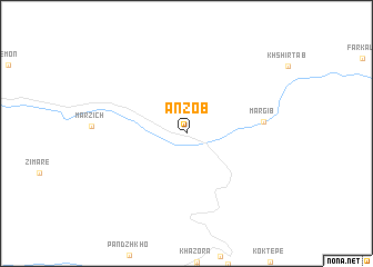 map of Anzob