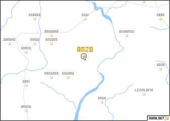 map of Anzo