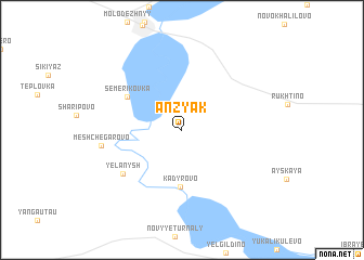 map of Anzyak