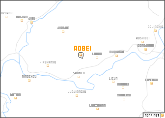 map of Aobei
