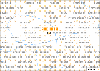 map of Āodhāta
