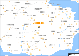 map of Aodichen