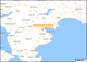 map of Aohuanzhen