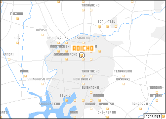 map of Aoichō