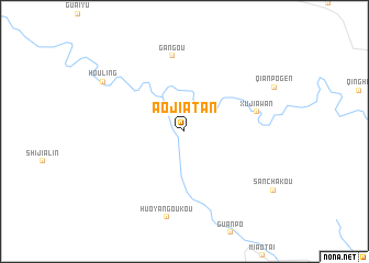 map of Aojiatan