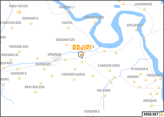 map of Aoji-ri