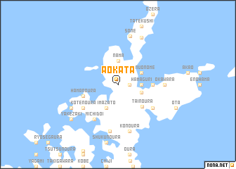 map of Aokata