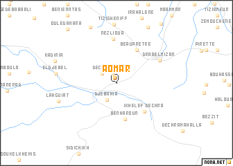 map of Aomar