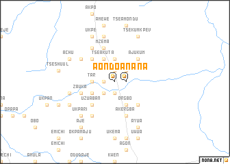 map of Aondo Ana