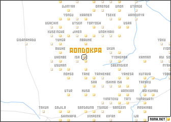 map of Aondokpa