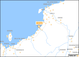 map of Aoni