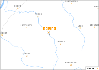 map of Aoping
