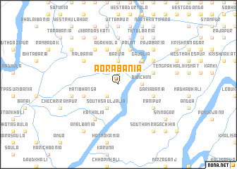 map of Āorābania