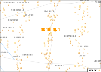 map of Aorāwāla