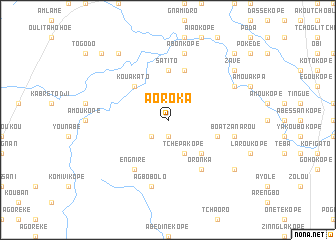 map of Aoroka