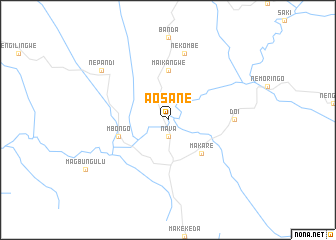 map of Aosane