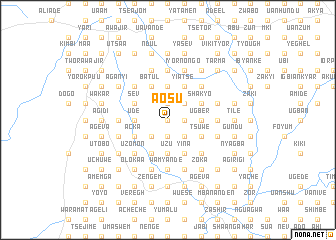 map of Aosu