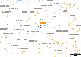 map of Aouana