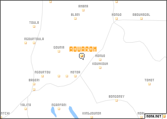 map of Aouarom