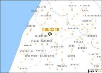 map of Aouazra