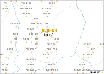 map of Aoua