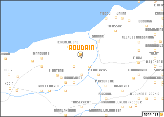 map of Aoudaïn