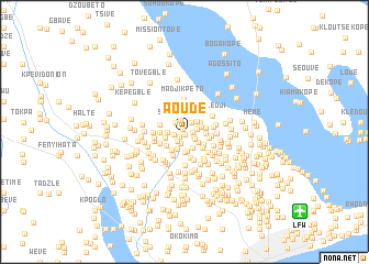 map of Aoudé