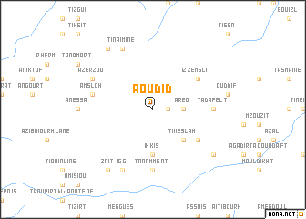 map of Aoudid