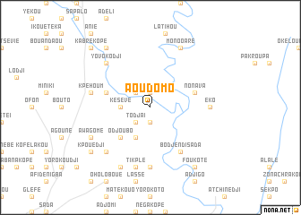 map of Aoudomo