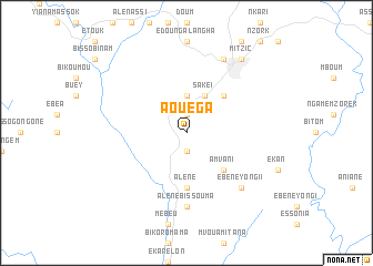 map of Aouega