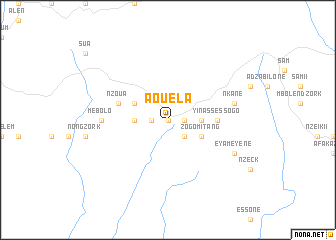 map of Aouela